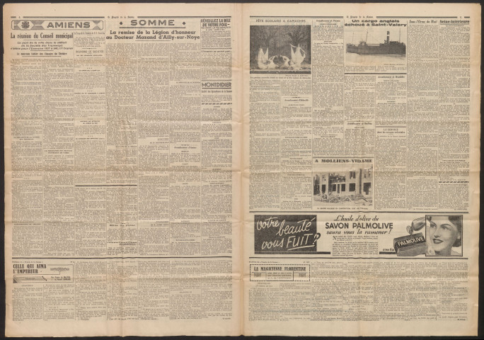 Le Progrès de la Somme, numéro 21379, 31 mars 1938
