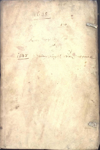 Etude de Me Antoine Ricard à Amiens (étude n°25). Minutes de l'année 1648