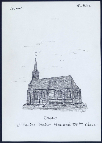 Cagny : église Saint-Honoré - (Reproduction interdite sans autorisation - © Claude Piette)