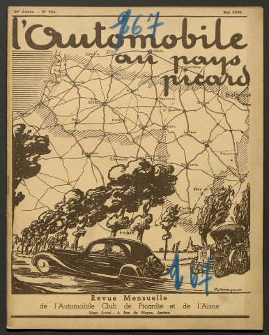 L'Automobile au Pays Picard. Revue mensuelle de l'Automobile-Club de Picardie et de l'Aisne, 284, mai 1935