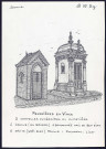 Feuquières-en-Vimeu : deux chapelles funéraires au cimetière - (Reproduction interdite sans autorisation - © Claude Piette)