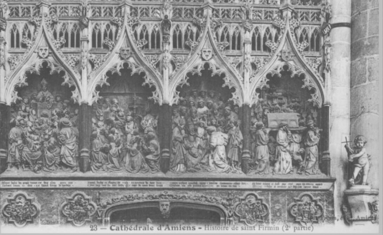 Cathédrale d'Amiens - Histoire de Saint Firmin (2è partie)