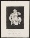Gravure d'interprétation d'après "Le jeune marin", tableau d'Henri Matisse, 1906-1907