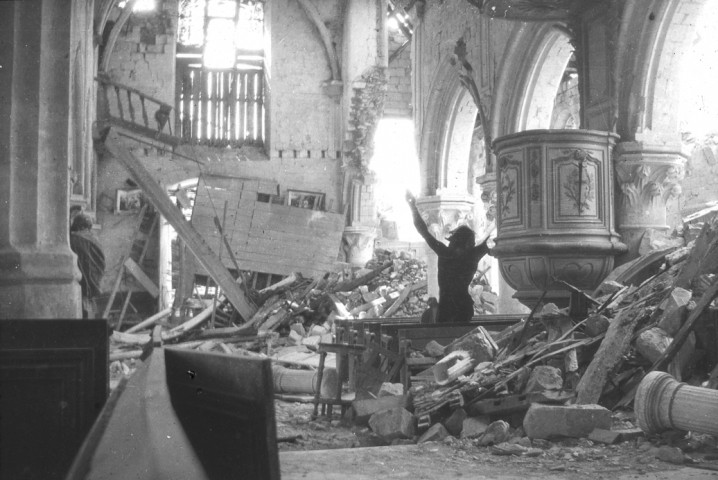 Guerre 1914-1918. L'église dévastée