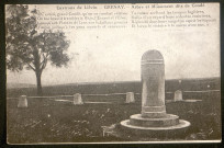 Environs de Liévin - Grenay : arbre et monument dits de Condé