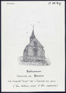 Boëncourt (commune de Behen) : chevêt plat de l'église - (Reproduction interdite sans autorisation - © Claude Piette)