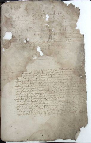 Etude de Me Jean Quignon à Amiens (étude n°22). Minutes de l'année 1582