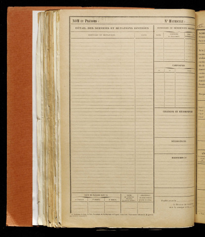 Boulanger, Paul, né le 11 juillet 1897 à Paris 12e Arrondissement (Paris), classe 1917, matricule n° 867, Bureau de recrutement d'Abbeville