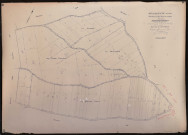 Plan du cadastre rénové - Beauquesne : section ZR