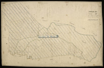 Plan du cadastre napoléonien - Fricourt : Bois de Bécordelle (Le), D