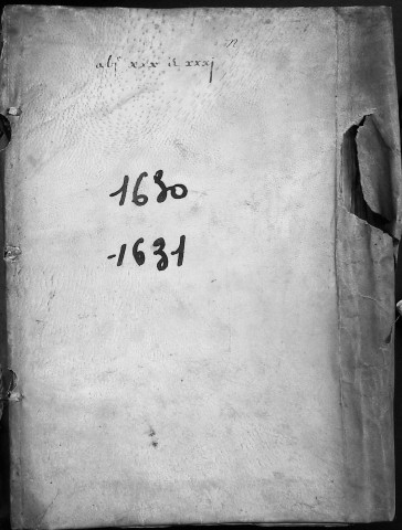 Etude de Me Martin Caron à Amiens (étude n°4). Minutes des années 1630-1631