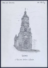 Lens (Pas-de-Calais) : église Saint-Léger - (Reproduction interdite sans autorisation - © Claude Piette)
