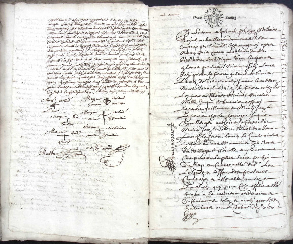 Etude de Me François Lecaron à Amiens (étude n°11). Minutes de l'année 1677