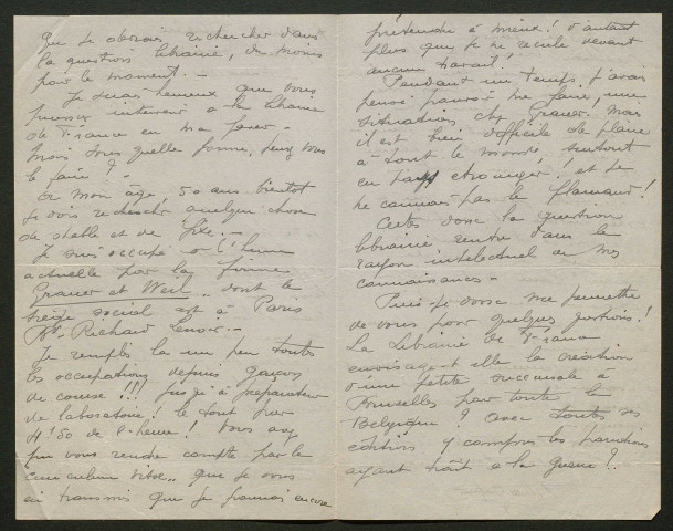 Témoignage de Dupin, Henri et correspondance avec Jacques Péricard