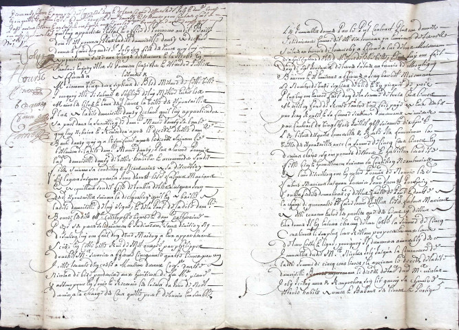 Etude de Me François Caron à Amiens (étude n°18). Minutes de l'année 1681