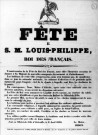 Fête de S.M. Louis-Philippe