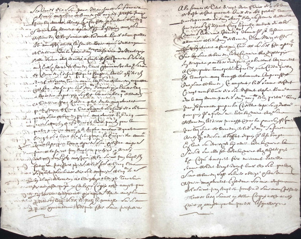 Etude de Me Jean Duval à Amiens (étude n°8). Minutes de l'année 1670