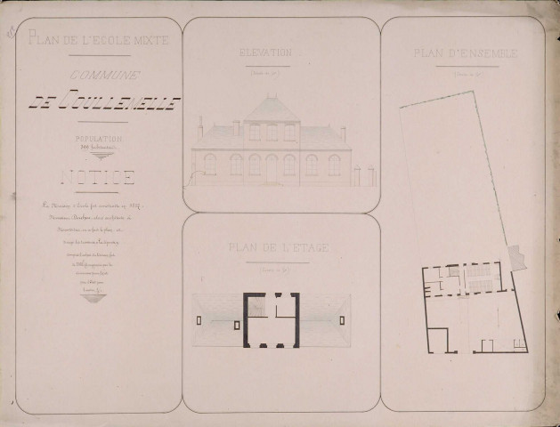 Plan de l'école mixte