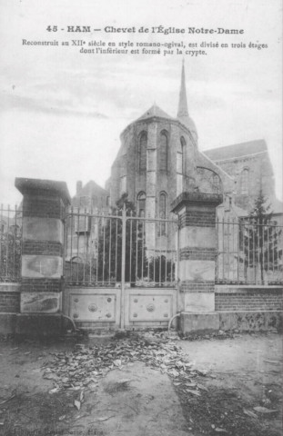 Chevet de l'église Notre-Dame