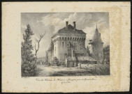 Vue du Château de Fontaine-Lavaganne près de Grandvillers. (Département de l'Oise)