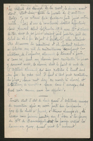 Témoignage de Dricot, Olivier (Canonnier - Téléphoniste observateur)) et correspondance avec Jacques Péricard
