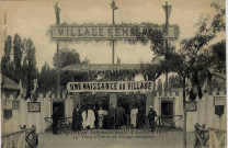 Exposition Internationale d'Amiens 1906 - Porte d'entrée au village Sénégalais