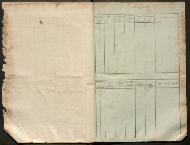 Répertoire des formalités hypothécaires, du 16 messidor an 10 au 16 messidor an 10, registre n° 023 (Péronne)