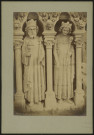 Amiens. Statues de la galerie des Rois, façade occidentale