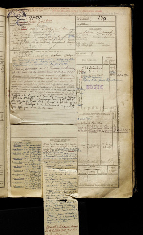 Caron, Gaëtan Joseph Marius, né le 12 mars 1896 à Belloy-en-Santerre (Somme), classe 1916, matricule n° 239, Bureau de recrutement de Péronne