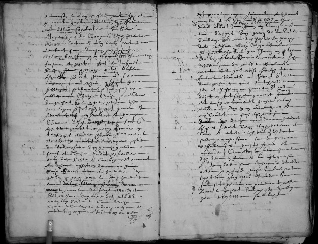 Etude de Me Martin Caron à Amiens (étude n°4). Minutes de l'année 1644