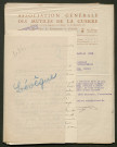 Témoignage de Lévêque, Henri et correspondance avec Jacques Péricard