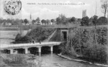 Pont St-Nicolas, vue de la ville et des fortifications au N.-O