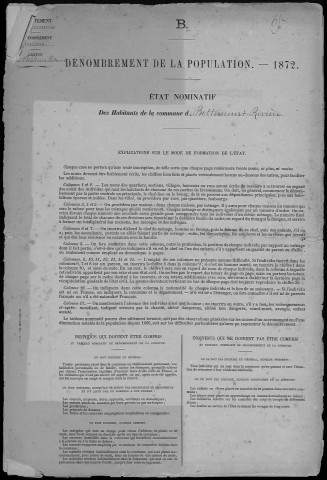 Recensement de la population : Bettencourt-Rivière