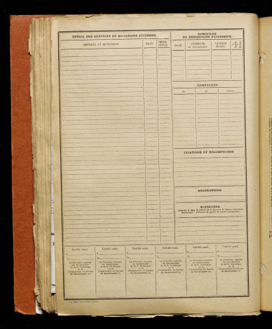 Inconnu, classe 1917, matricule n° 335, Bureau de recrutement d'Amiens