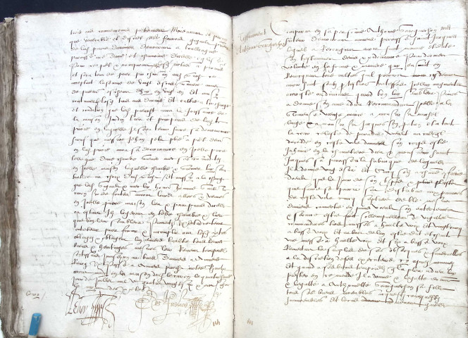 Etude de Me François De Saint-Fuscien à Amiens (étude n°26). Minutes de l'année 1586