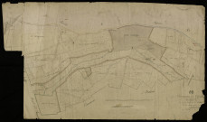 Plan du cadastre napoléonien - Curchy : Vallée (La) ; Village (Le), C