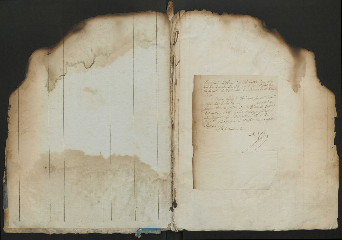 Registre d'observations médicales relatives aux conscrits de la période 1800-1801