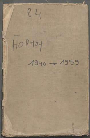 Table des successions et absences du bureau de Hornoy-le-Bourg