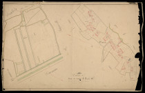 Plan du cadastre napoléonien - Cahon : A et C développées et B1