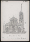 Saint-Leu-la-Forêt (Val d'Oise) : église Saint-Leu Saint-Gilles - (Reproduction interdite sans autorisation - © Claude Piette)