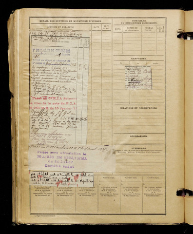 Beaugrand, Gustave Sylvain, né le 20 février 1891 à Tilloy-lès-Conty (Somme), classe 1911, matricule n° 879, Bureau de recrutement d'Amiens