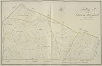 Plan du cadastre napoléonien - Argoeuves : Chaussée Brunehaut (La), B