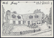 Huppy, route de Liercourt : maison Bardoux - (Reproduction interdite sans autorisation - © Claude Piette)