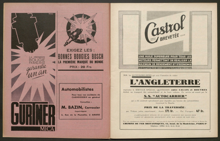 L'Automobile au Pays Picard. Revue mensuelle de l'Automobile-Club de Picardie et de l'Aisne, 296, mai 1936