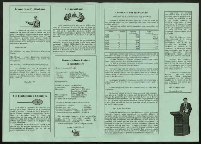 Longue Paume Infos (numéro 9), bulletin officiel de la Fédération Française de Longue Paume