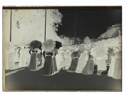 Lourdes sur l'esplanade pendant la procession du Saint-Sacrement - septembre 1899