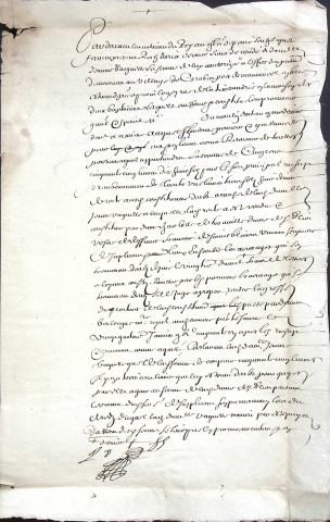 Etude de Me Jean Duval à Amiens (étude n°8). Minutes de l'année 1661
