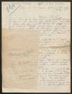 Témoignage de Villemonteil, Michaut (Grenadier) et correspondance avec Jacques Péricard