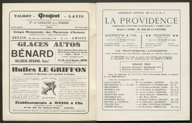 L'Automobile au Pays Picard. Revue mensuelle de l'Automobile-Club de Picardie et de l'Aisne, 291, décembre 1935