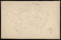 Plan du cadastre napoléonien - Boismont : Bruyères (les) ; Bretel, D1